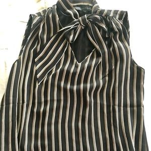 NEW Black House White Market Ball Chain Tie Top